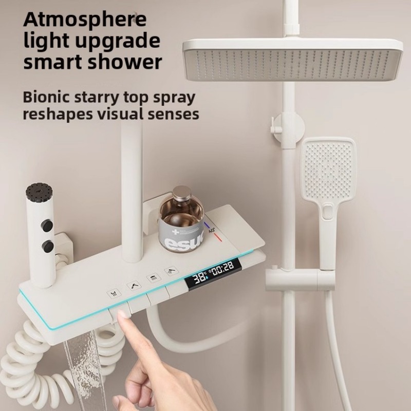 Food Snacks At Home - Thermostatic Shower Set Home Bathroom Piano
