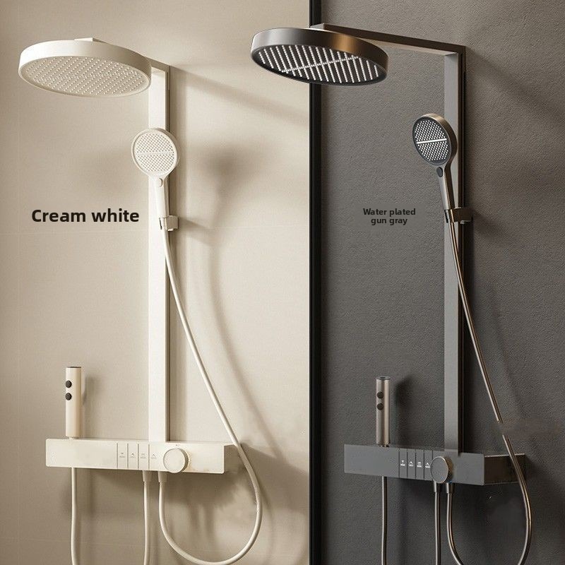 Food Snacks At Home - Thermostatic Wall Mounted Shower System Seamless