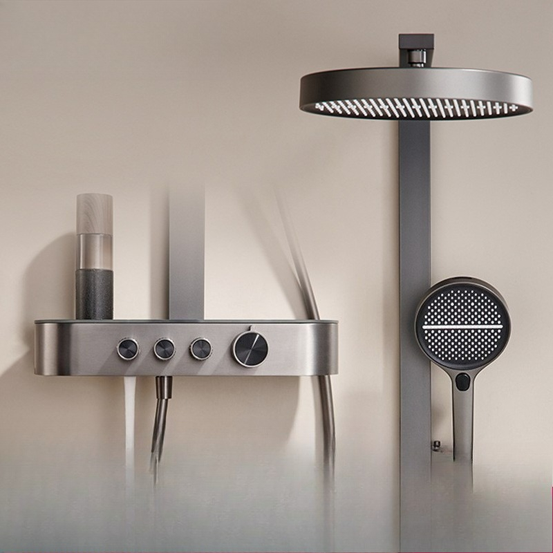 Food Snacks At Home - Temperature Shower Shower, All-copper Ensuite Bathroom