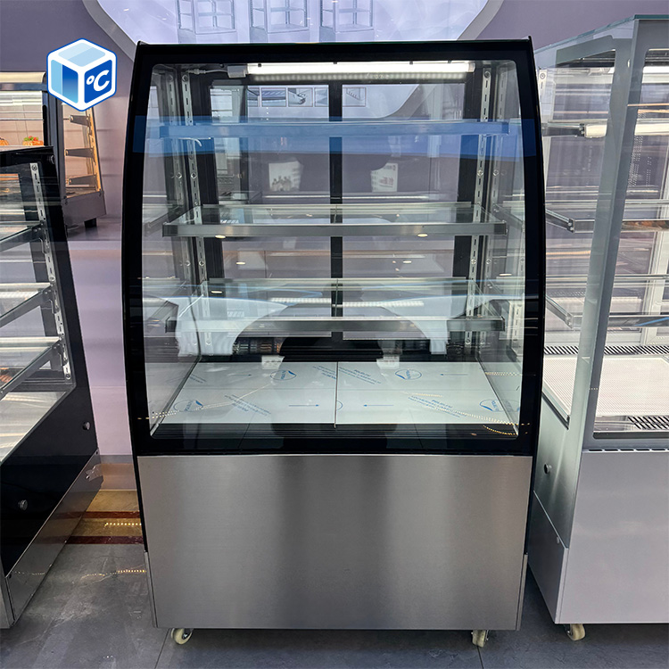 Food Snacks At Home - 2 Tier Commercial Cake Display Refrigerator