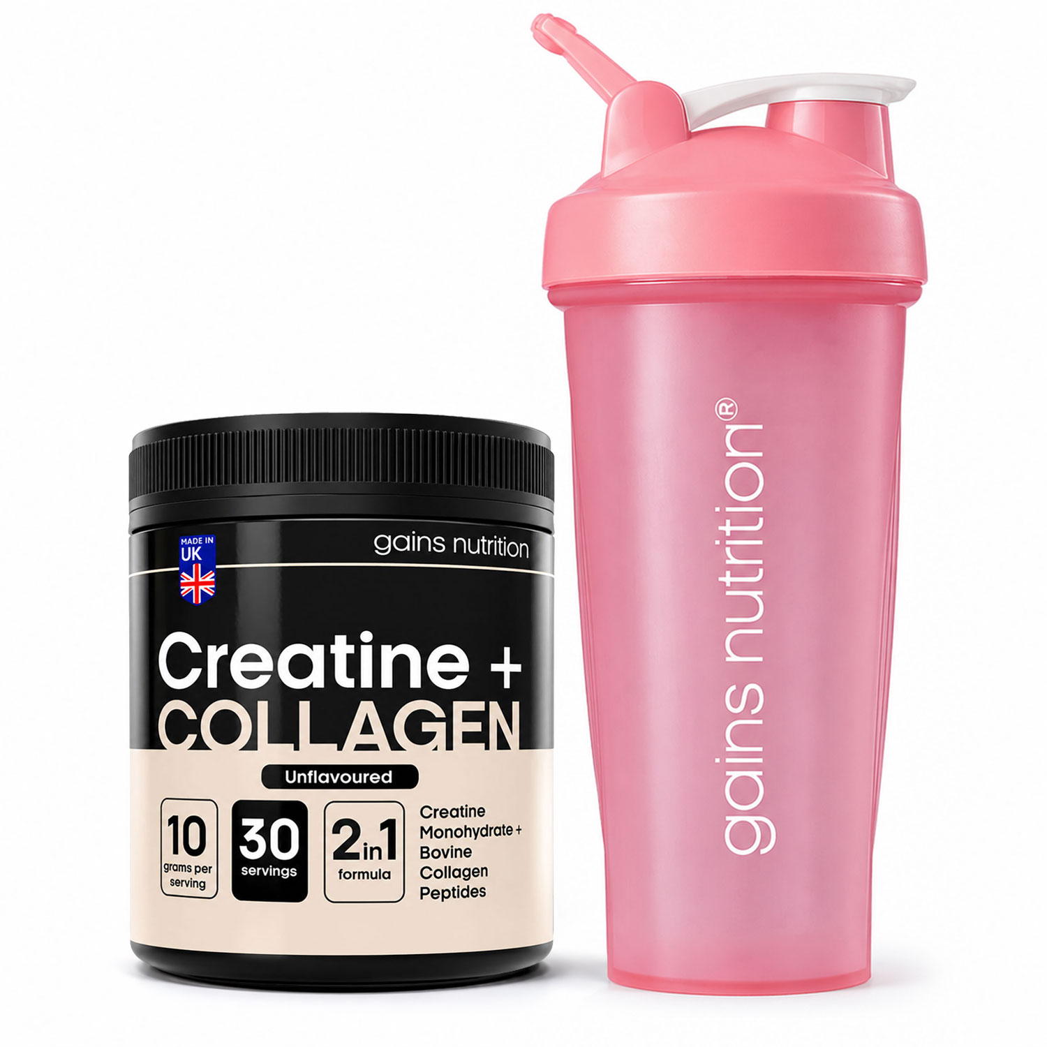 Tiger Nut Snack - Creatine + Bovine Collagen Peptides Powder
