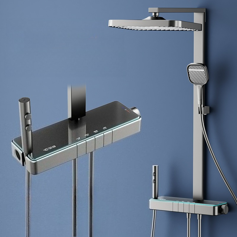 Food Snacks At Home - Household Intelligent Digital Display Shower Set