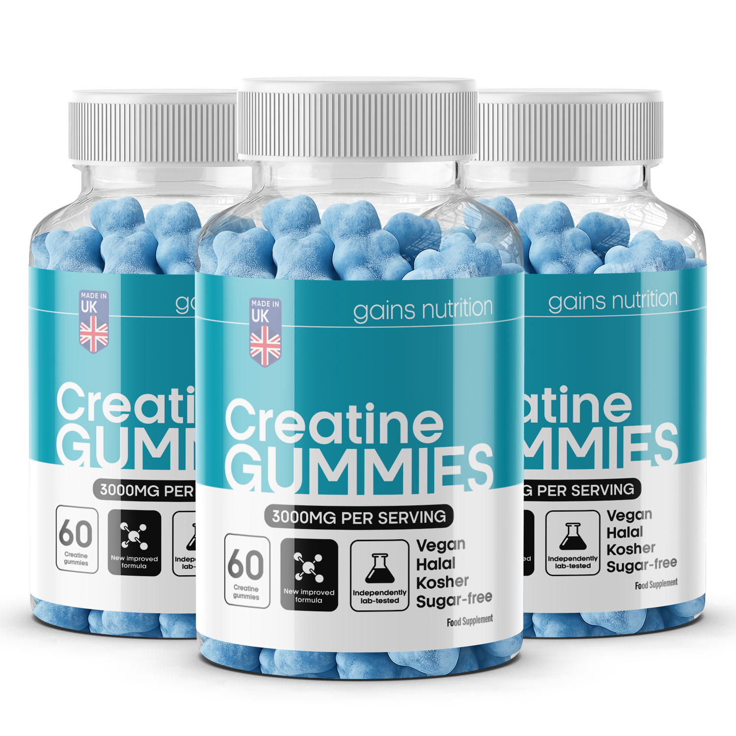 Tiger Nut Snack - Creatine Gummies | Blueberry Flavour |