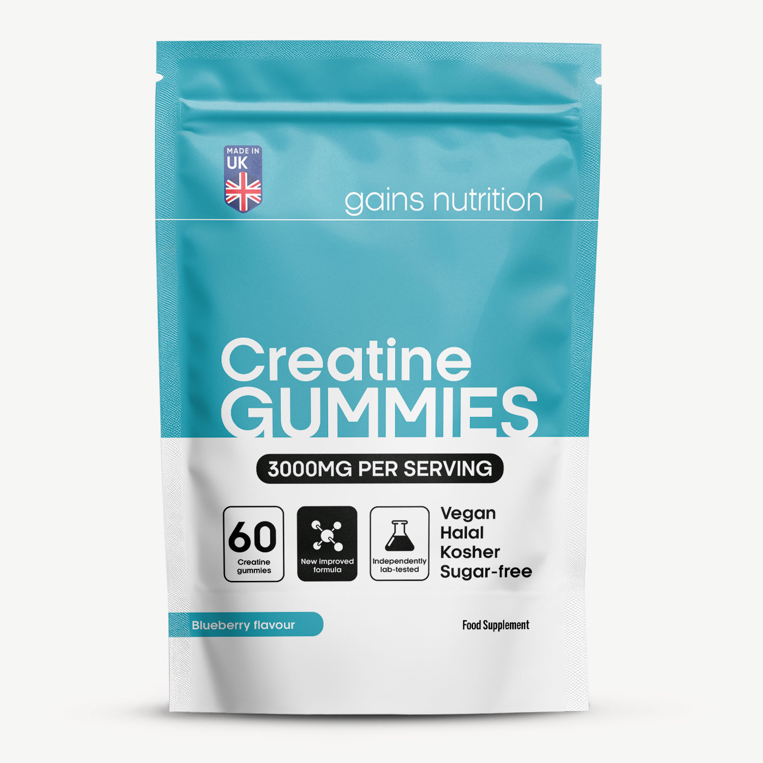Tiger Nut Snack - Creatine Gummies Blueberry Flavour