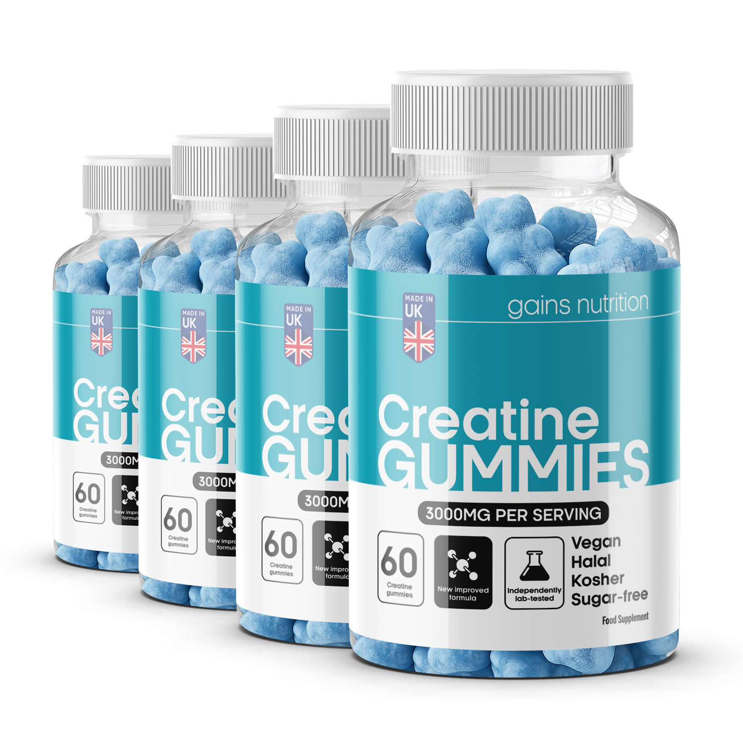 Tiger Nut Snack - Creatine Gummies | Blueberry Flavour |