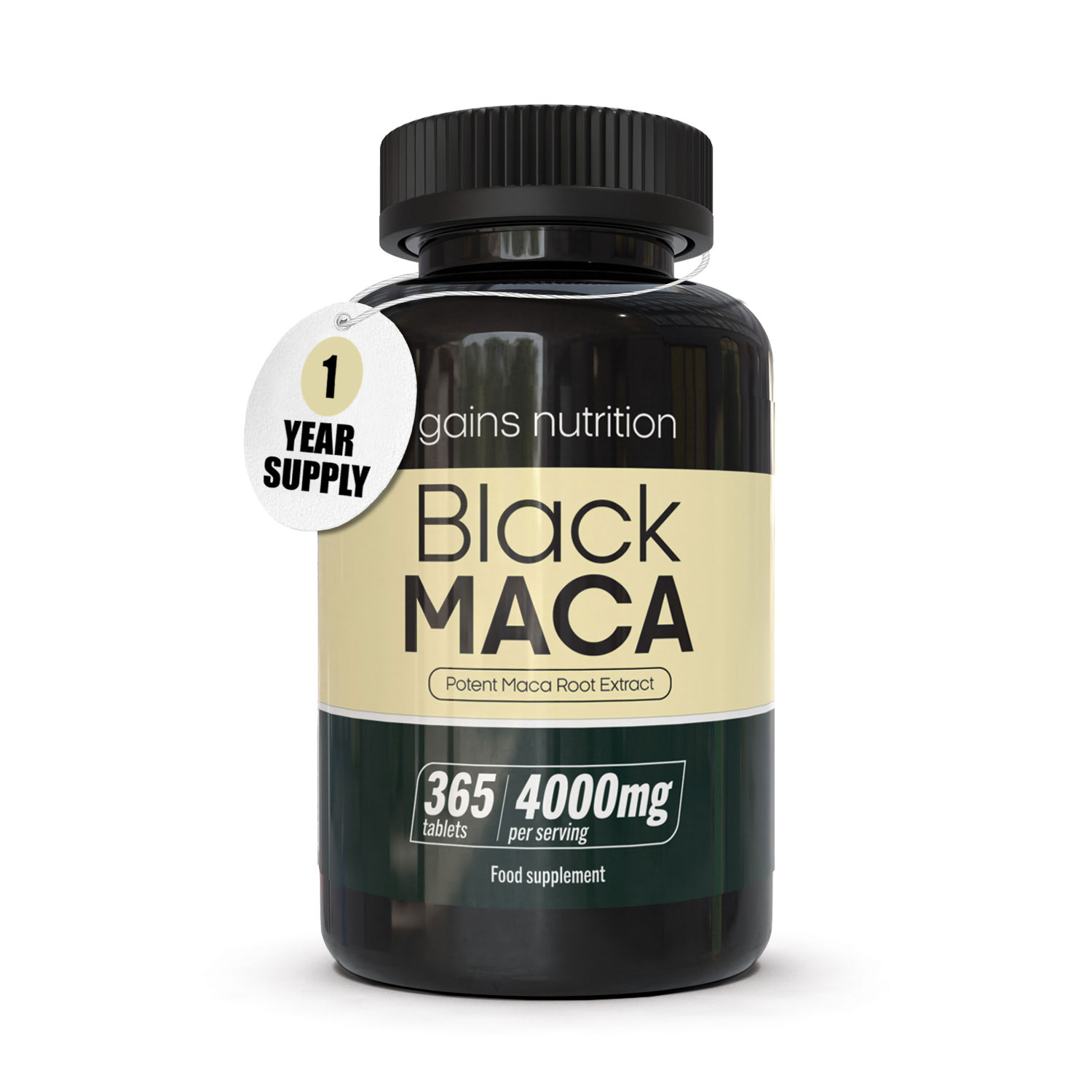 Tiger Nut Snack - Black Maca | 4000mg | 365