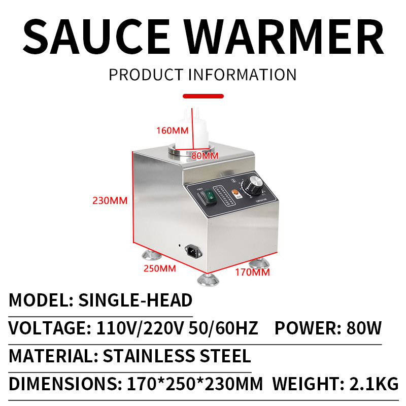 Food Snacks At Home - Commercial Sauce Warmer, Chocolate and Cheese