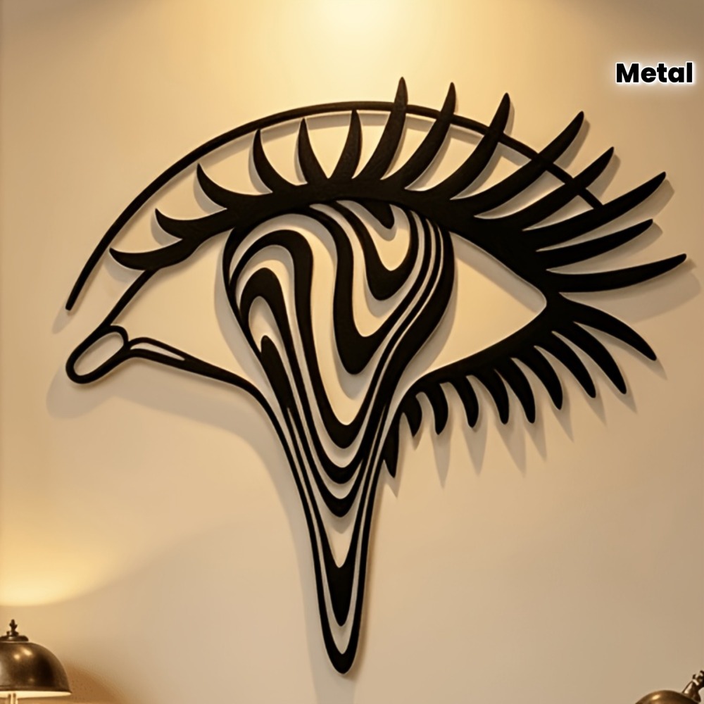 Food Snacks At Home - CIFBUY Iron Wall Art Psychedelic Eye
