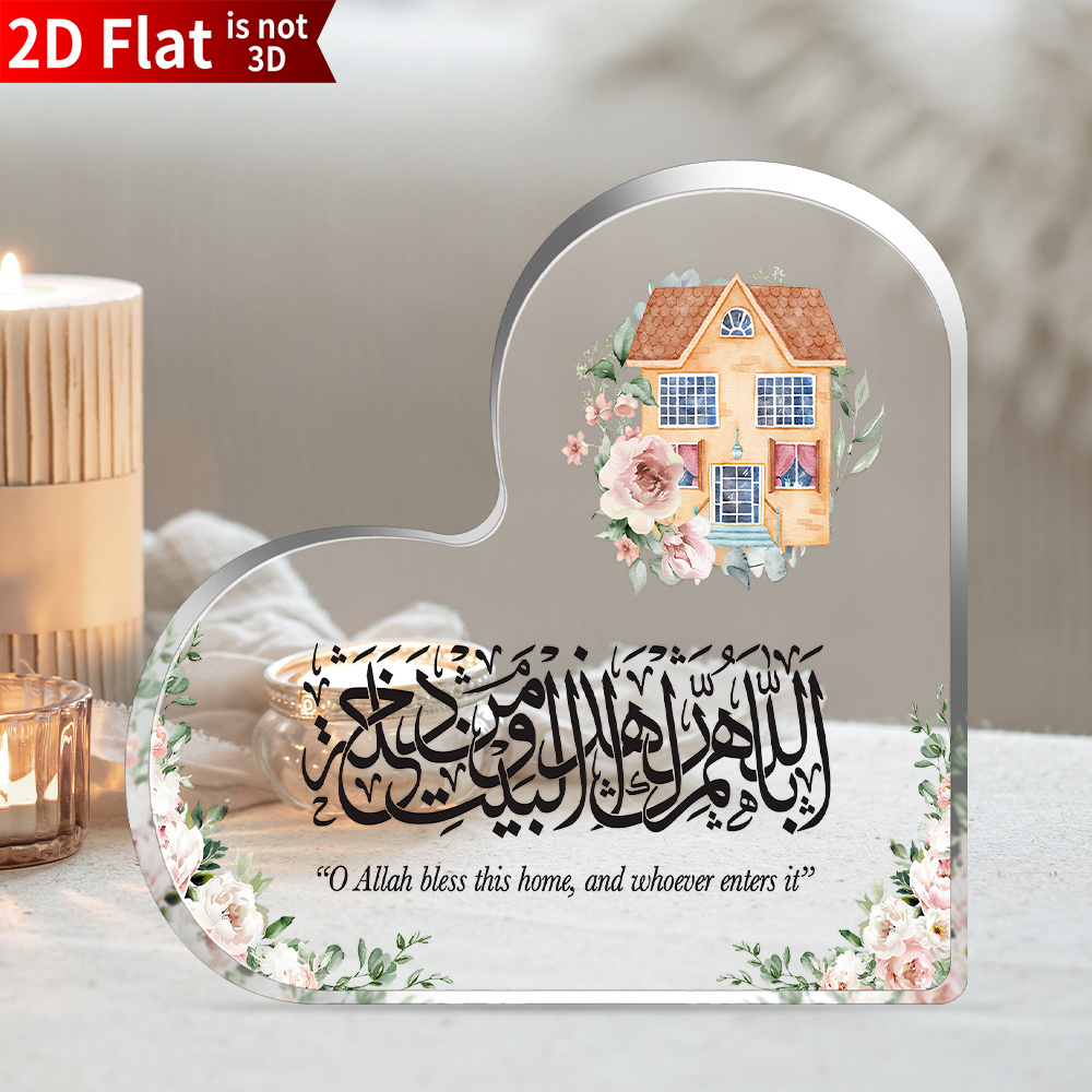 Food Snacks At Home - CIFBUY Acrylic Plaque 2D Flat Heart