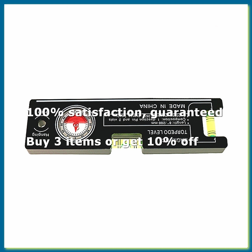 Food Snacks At Home - High Precision 200mm Magnetic Level Ruler