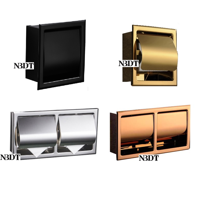 Food Snacks At Home - 1Pc SUS304 Recessed In Wall Reel