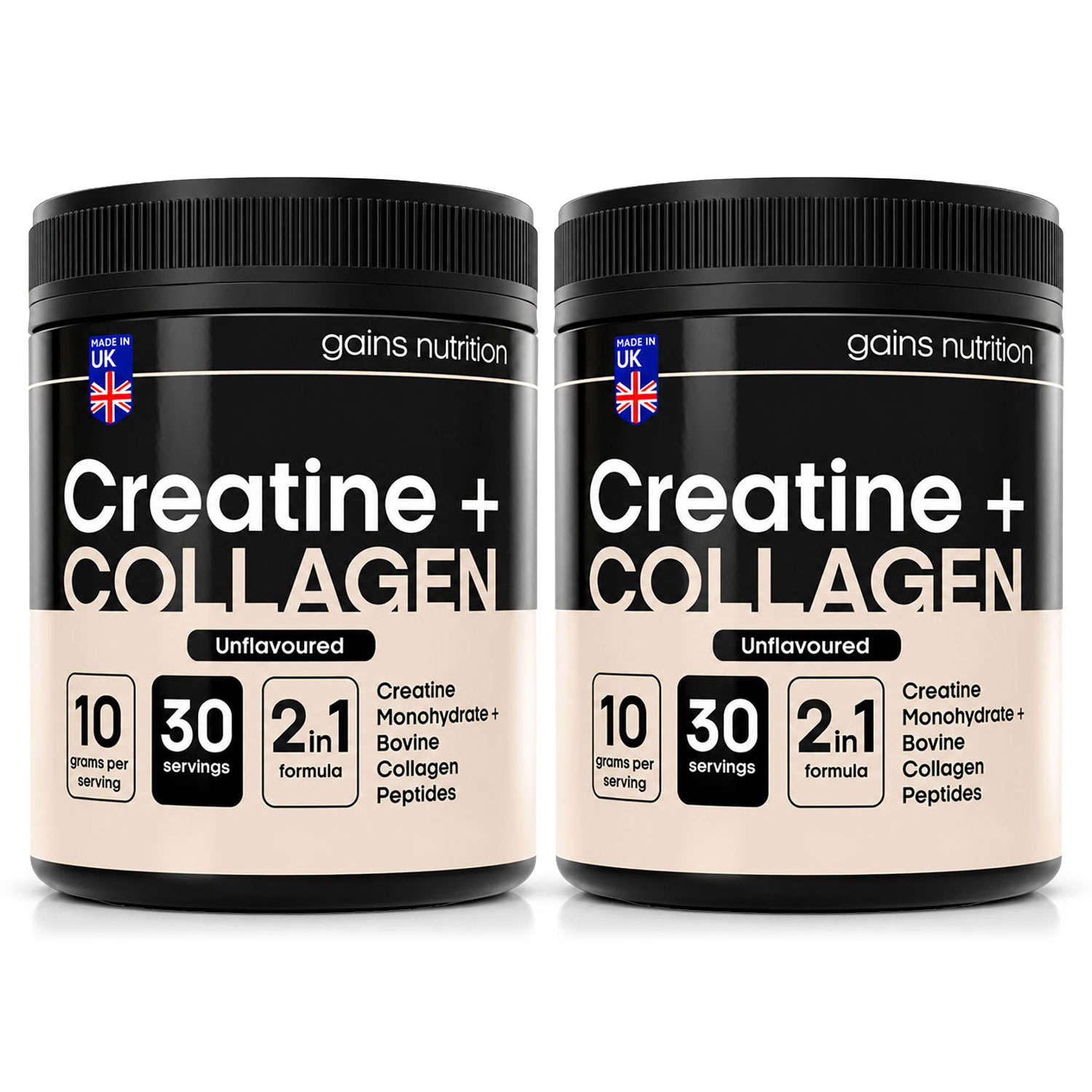 Tiger Nut Snack - Creatine + Bovine Collagen Peptides Powder