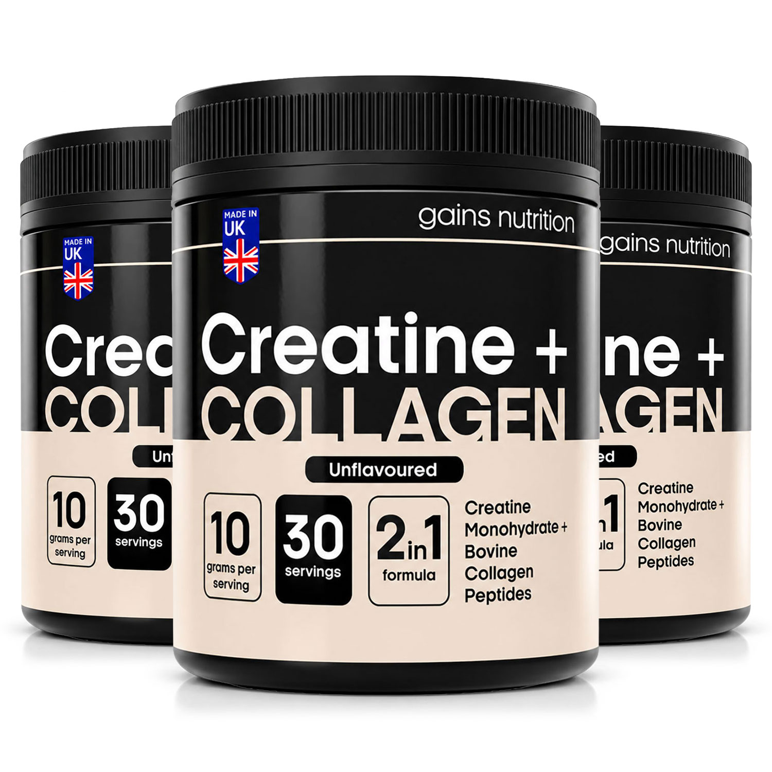 Tiger Nut Snack - Creatine + Bovine Collagen Peptides Powder