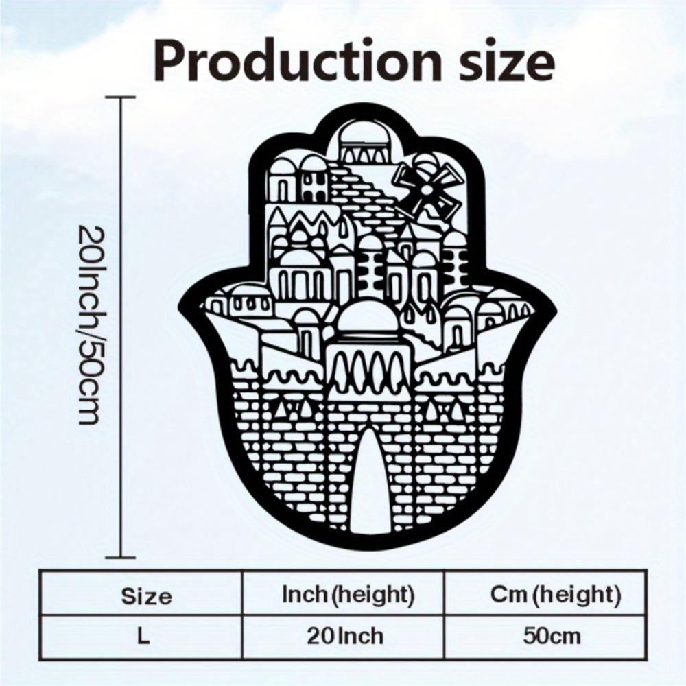 Food Snacks At Home - CIFBUY Jerusalem Holy City Metal Wall