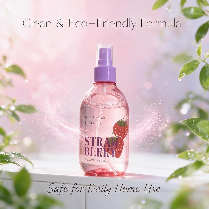 Food Snacks At Home - `Strawberry Scent Room Spray, Household Air