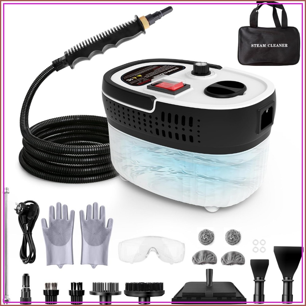 Food Snacks At Home - 2500W High-Pressure Steam Cleaner for Home