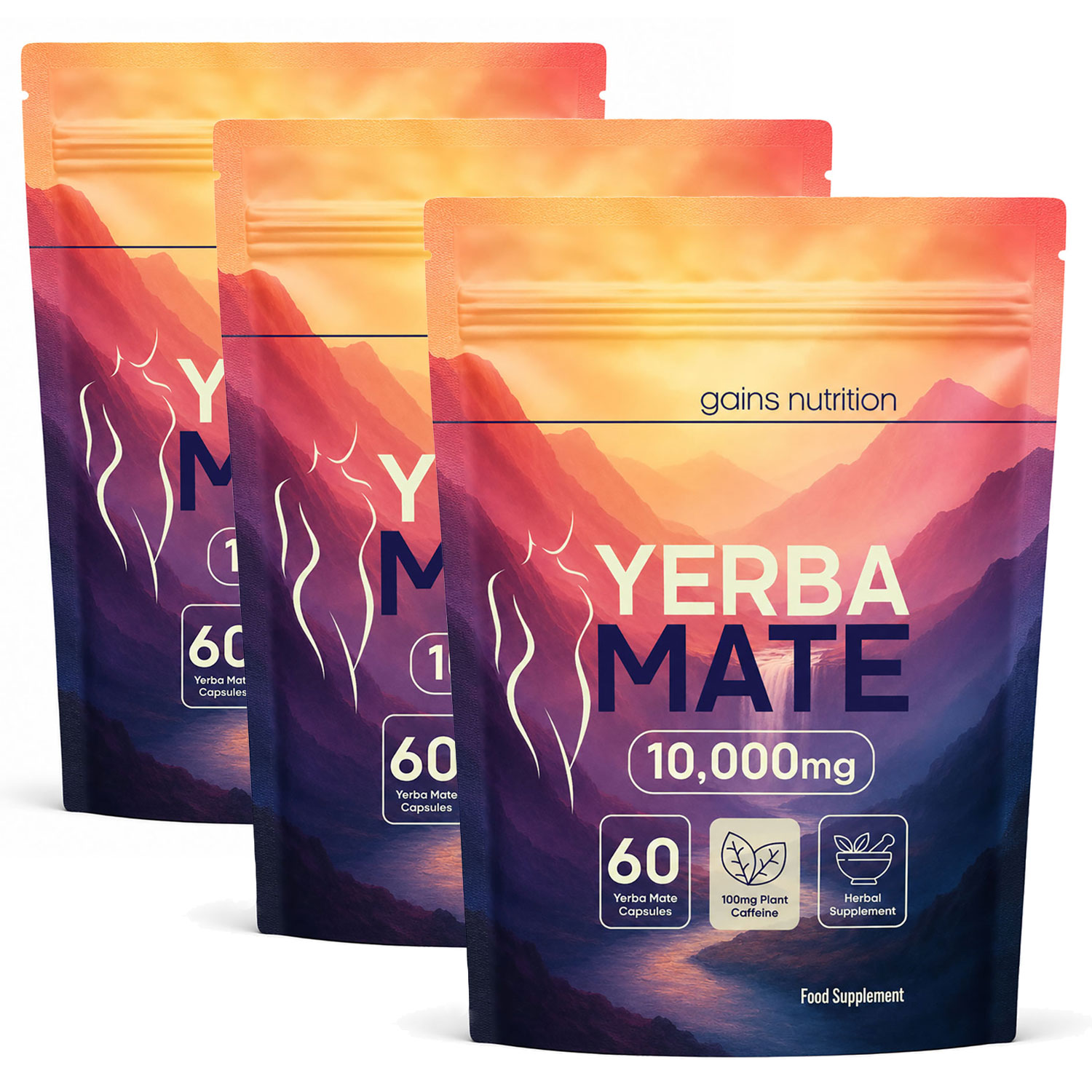Tiger Nut Snack - Yerba Mate Capsules Pouch | Clean