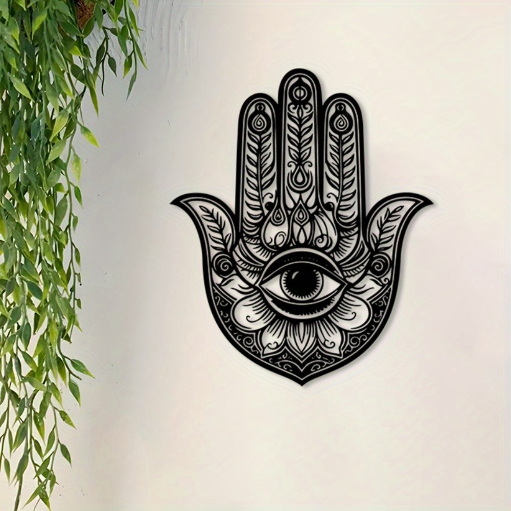 Food Snacks At Home - CIFBUY Iron Wall Art Vintage Hamsa