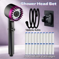 Purple Medium Shower Built-in  - Food Snacks At Home review and price