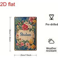CIFBUY Vintage Floral Shalom A - Food Snacks At Home review and price