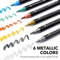 Dual-Tip Metallic Acrylic Mark - Food Snacks At Home review and price