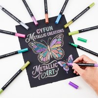 Dual-Tip Metallic Acrylic Mark - Food Snacks At Home review and price